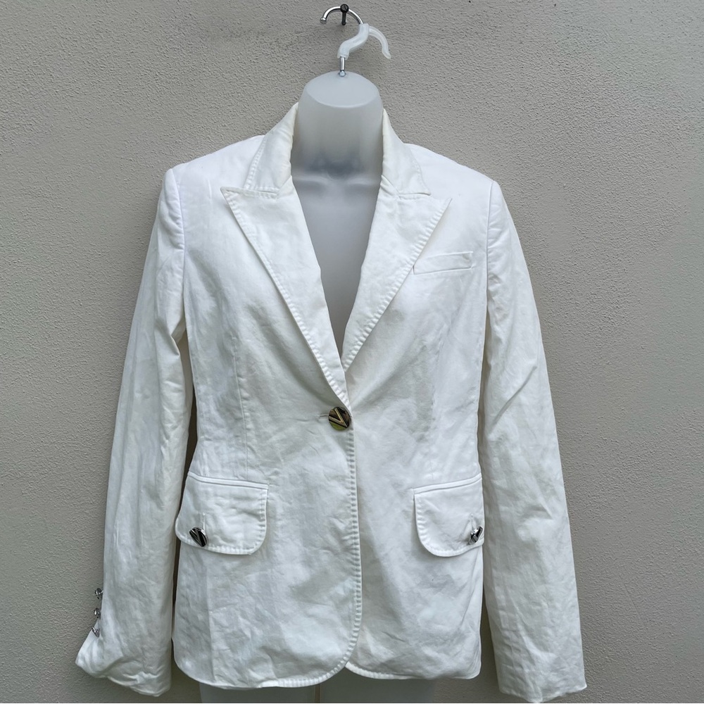 Versace White Women's Blazer